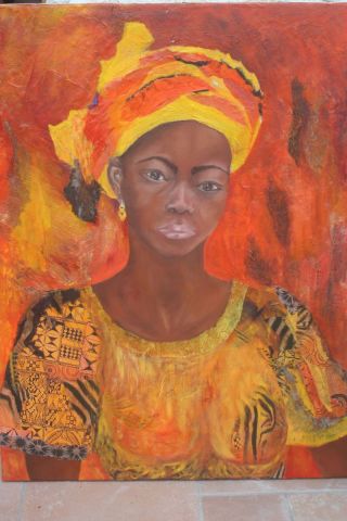 Africaine au turban